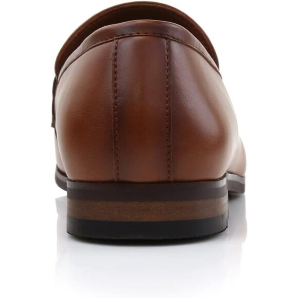 〽️Men\'s Cognac Ferro Aldo Collection Slip On Penny for Driving Moccasins Loafer main image 5